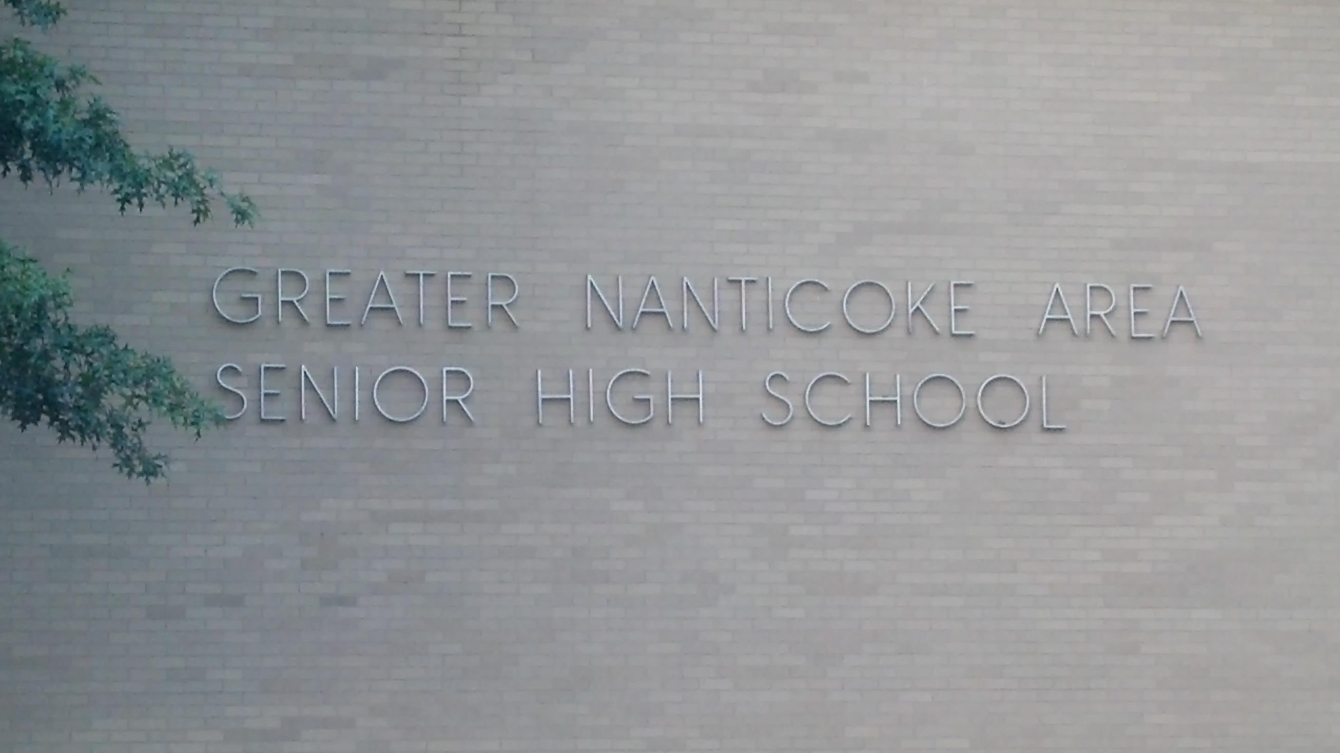 Outside the Greater Nanticoke Area High School