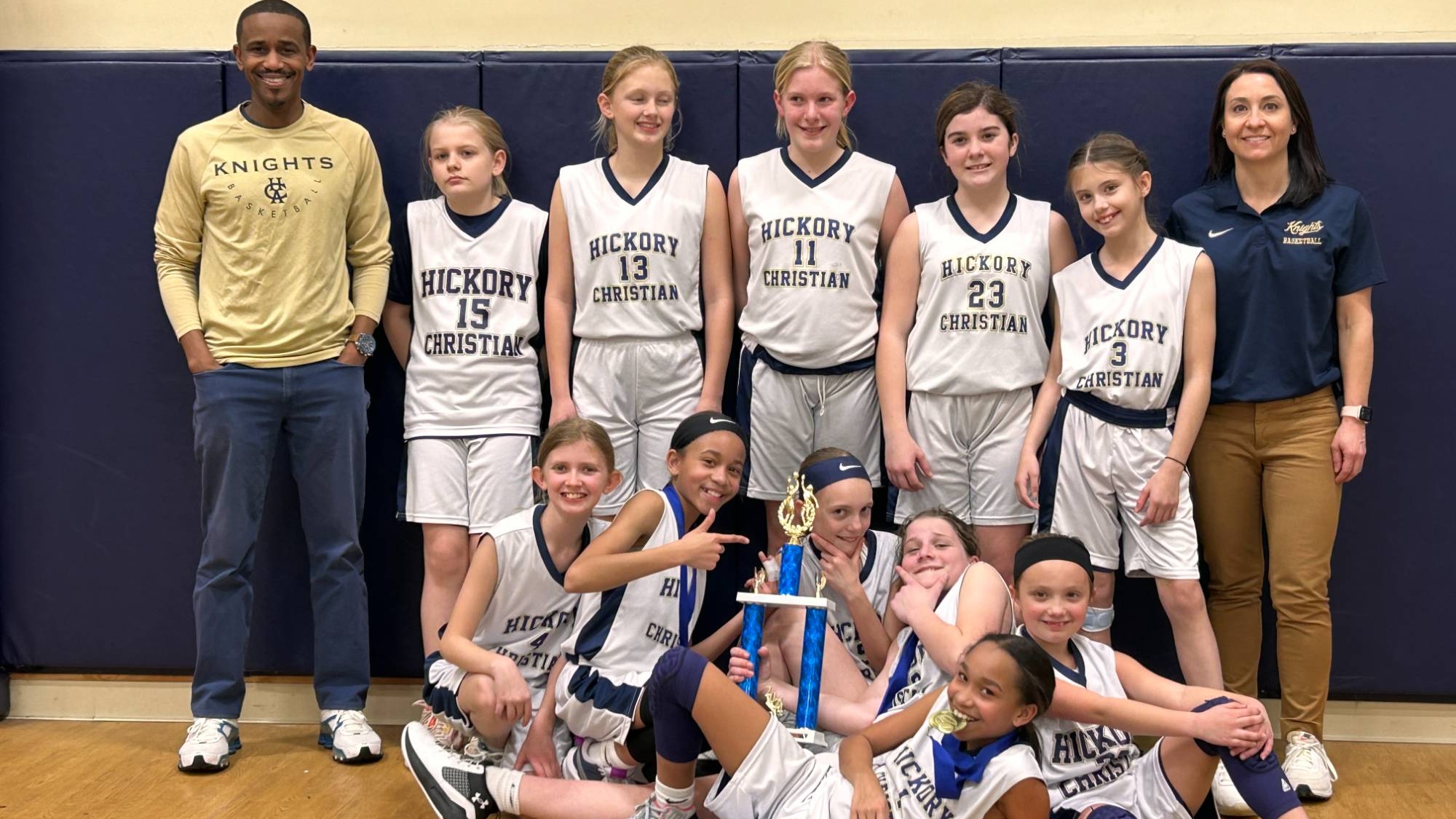 5th/6th Girls Basketball Tournament Champions - Content Image for hickorychristianacademync_bigteams_47598