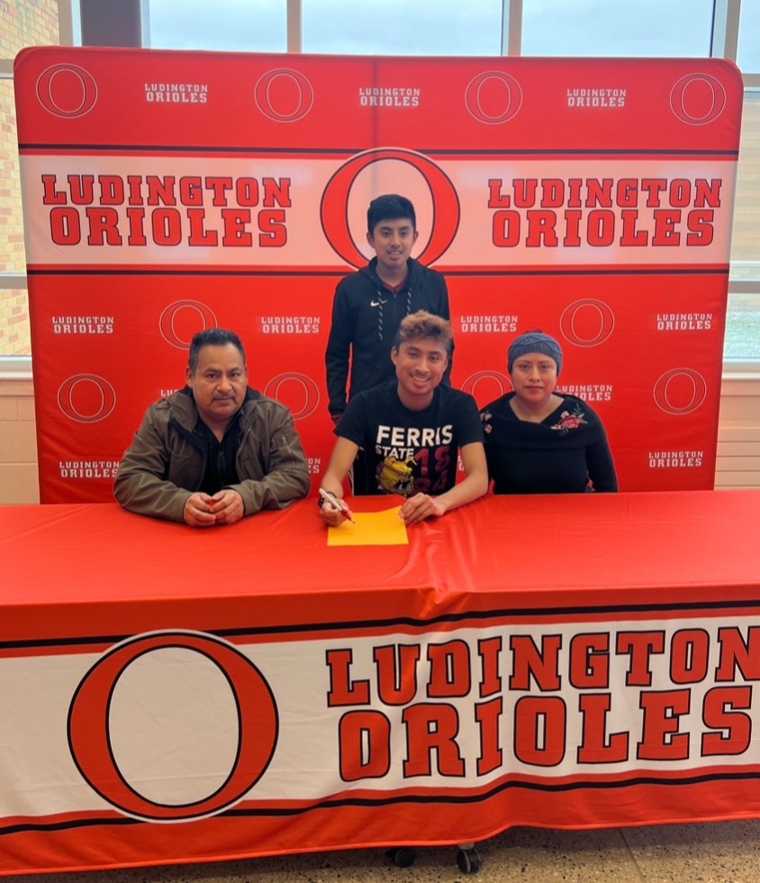 Jose Flores signs to Run Cross Country and Track at Ferris State University - Content Image for ludingtonhighschool_bigteams_17681