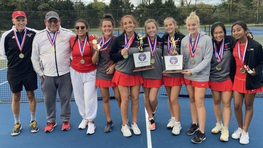 2021 GIRLS TENNIS COLONIAL LEAGUE CHAMPIONS - Content Image for moravianacademypa_bigteams_43071