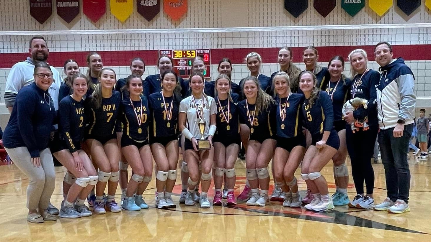 Volleyball 2023 District 1 3A Champions - Content Image for pjphsathletics_org_146221