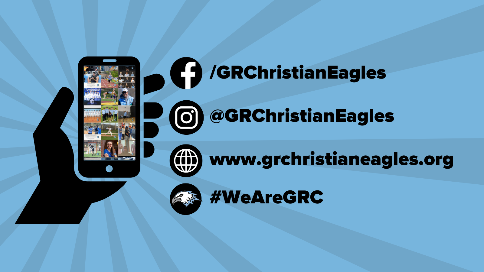 Follow the Eagles on Social Media