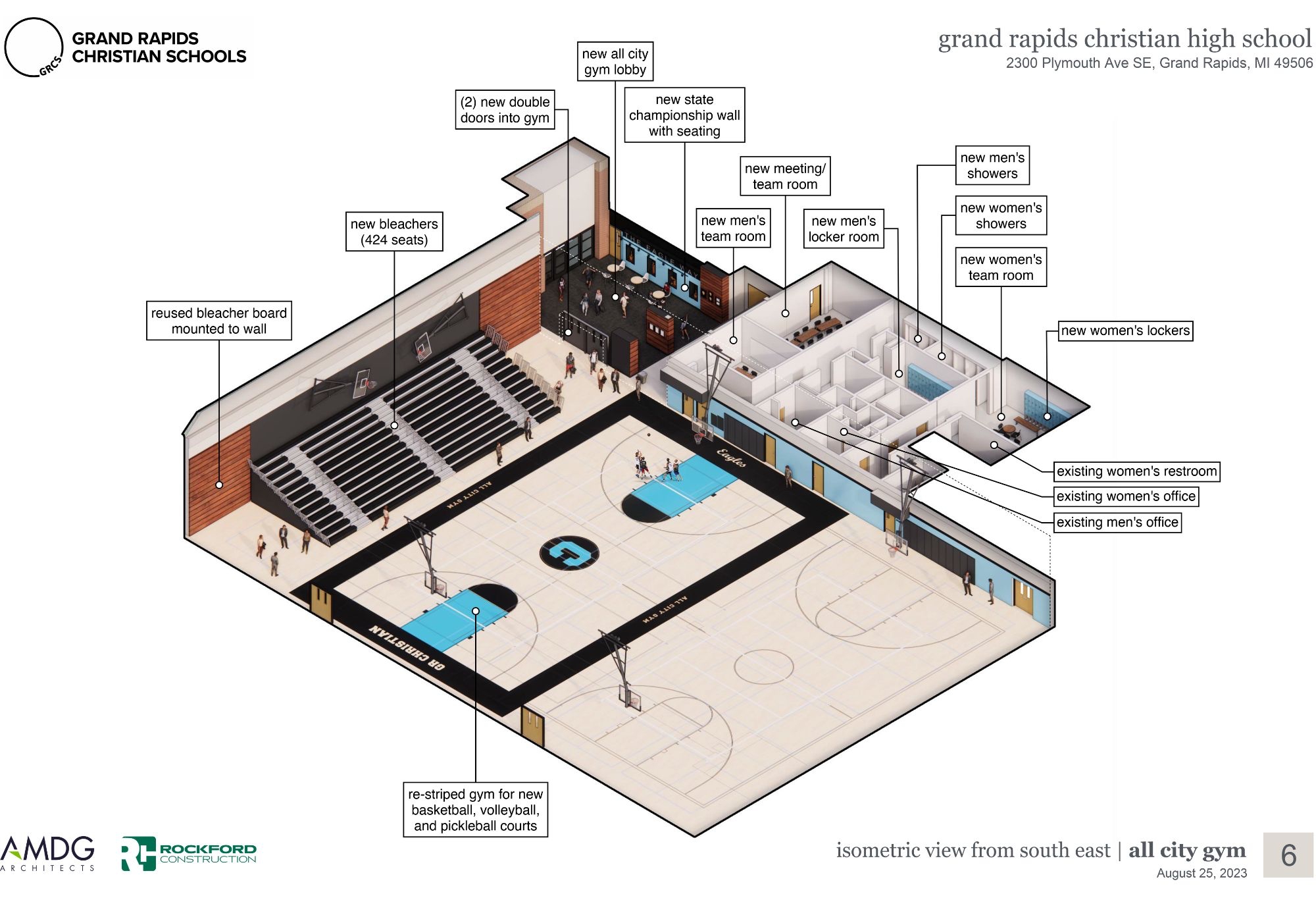 New plans for the Grand Rapids Christian All City Gym renovation project