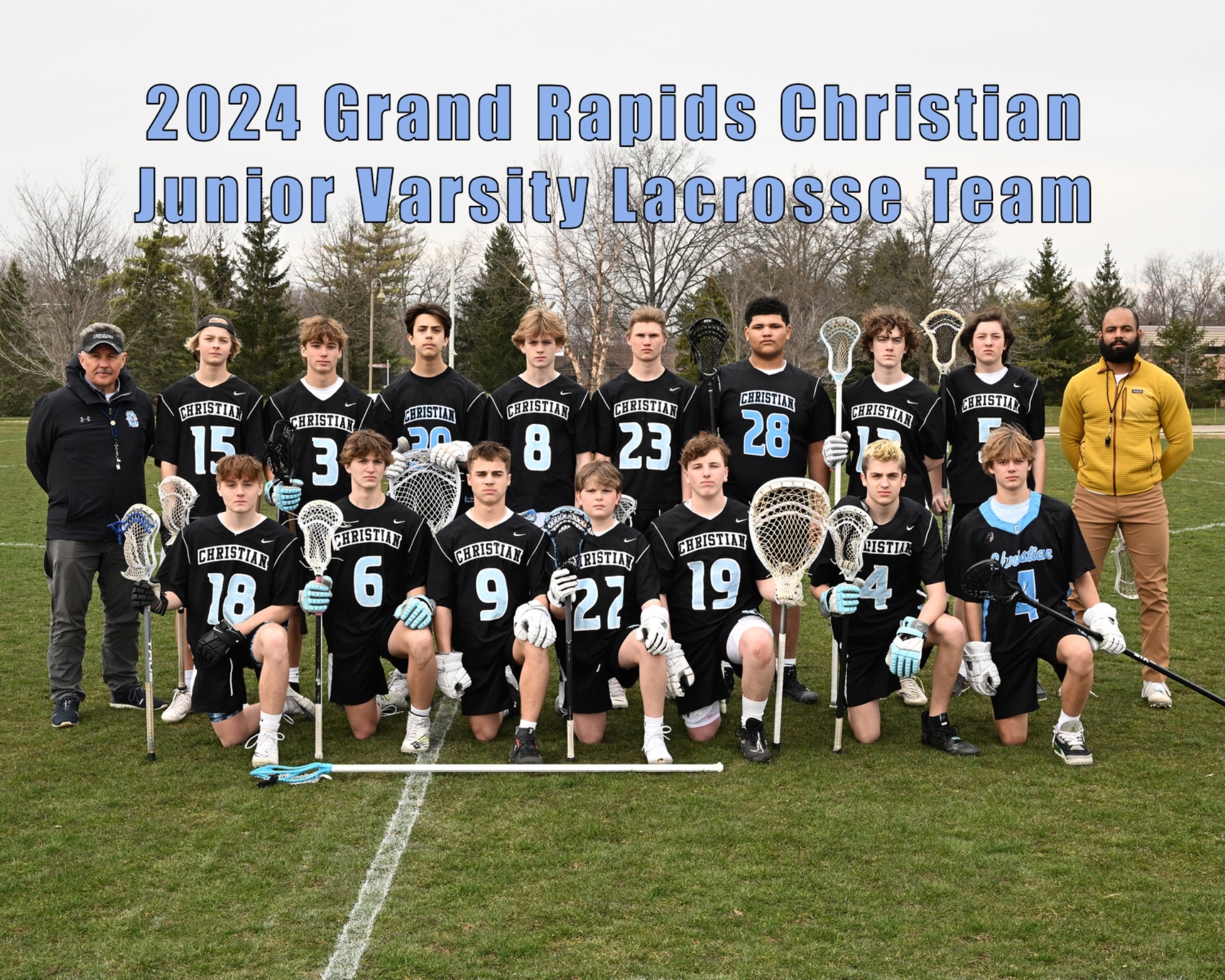 Grand Rapids Christian High School Junior Varsity Boys Lacrosse Team