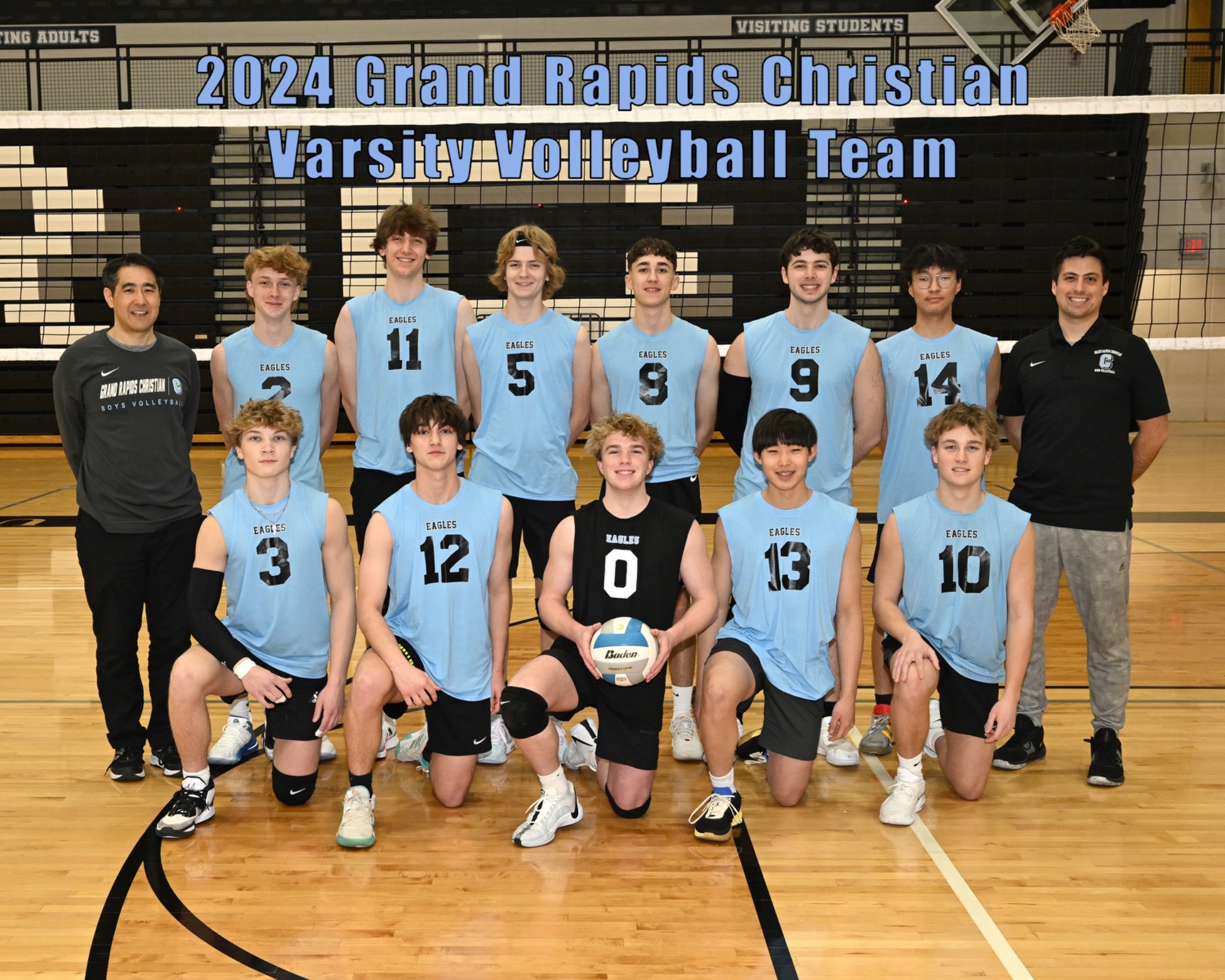 Grand Rapids Christian High School Varsity Boys Volleyball Team