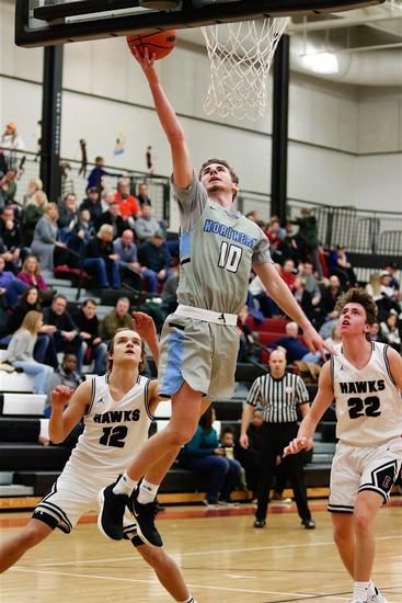 Trent Summerfield goes in for a layup against FHE on Friday Night!
Photo Credit: Bob Pearson