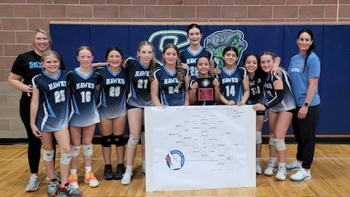 2023 7th Grade Girls' Volleyball Champions - Content Image for demo42840_bigteams_com