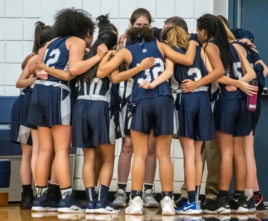 The JV Girls Basketball Team is stronger together for 2019-20 season!