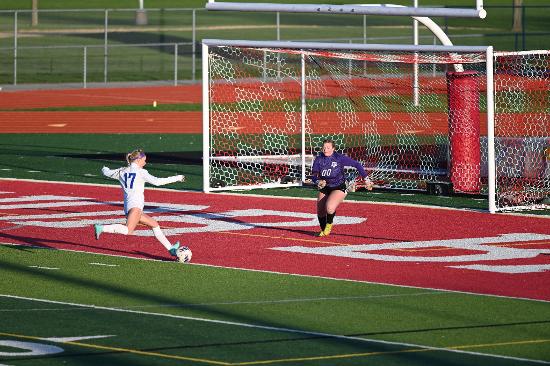                #17 Ellera Jakubowski with the first goal of the night.
              