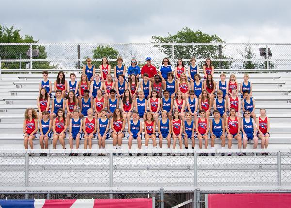 Middle School Cross Country Team Photo