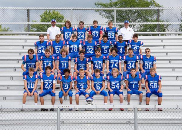 Middle School 8th Grade Football Team Photo