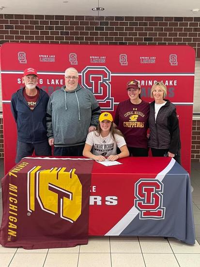 Signing with Central Michigan University