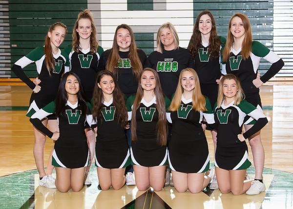 2017-18 Varsity Competitive Cheer Team Picture