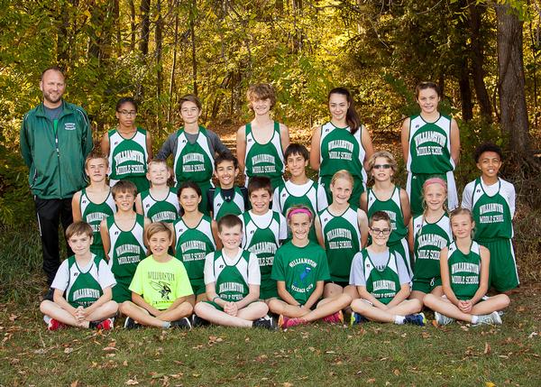 2017 Middle School Cross Country Team Picture
