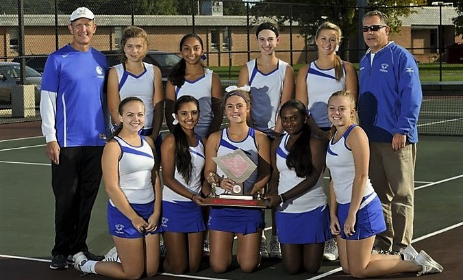 Exeter Girls Tennis 2016-17 champs!